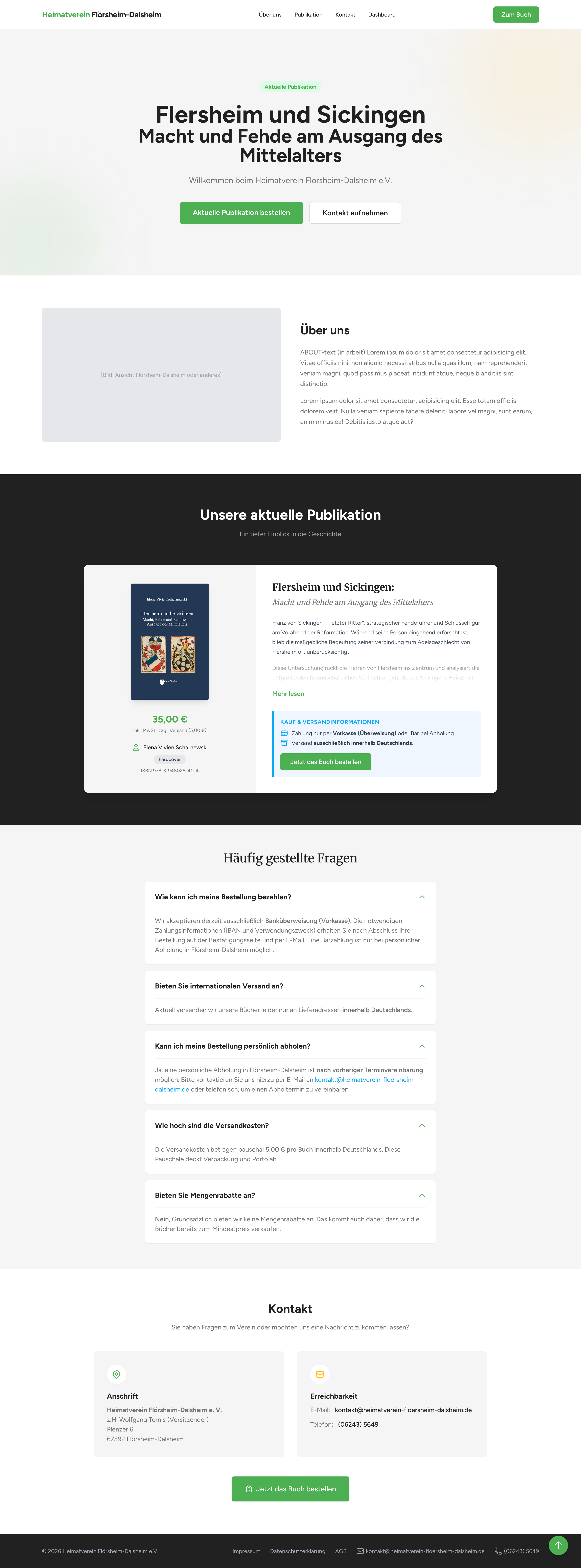 Screenshot of Heimatverein Flörsheim-Dalsheim